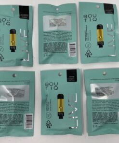 Boutiq Live Resin Cartridges for sale