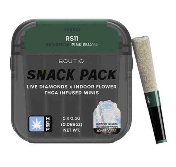 RS11 & Pink Guava Boutiq Infused Mini THCA Prerolls 2.5G Boutiq