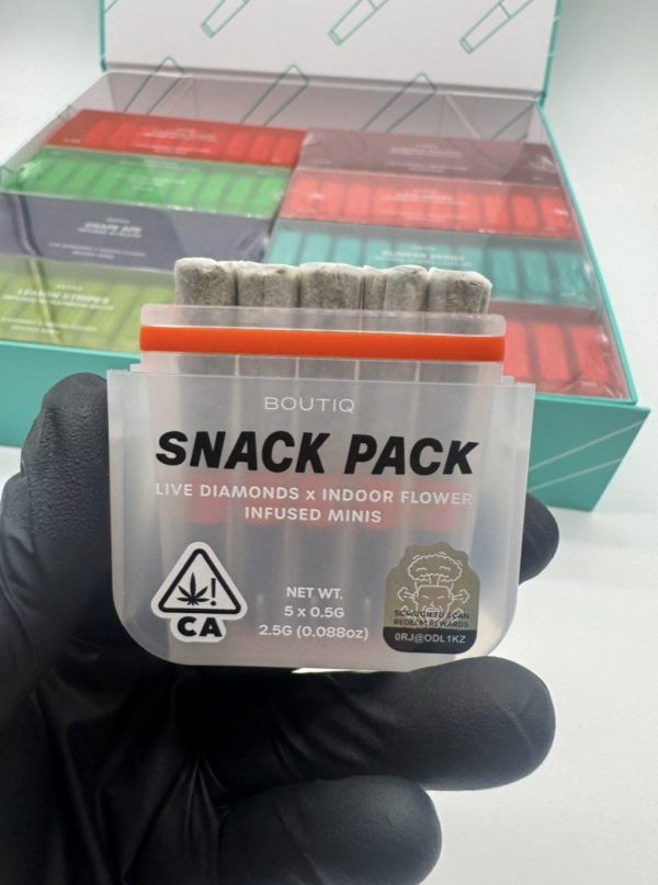 Boutiq Snack Pack Infused Mini 2.5G Prerolls Boutiq