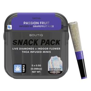 Passion Fruit & Grapefruit Haze Boutiq Infused Mini THCA Prerolls 2.5G Boutiq