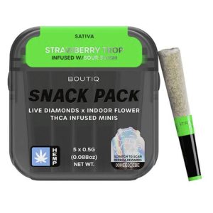 Strawberry Tropicana & Sour Slush Boutiq Infused Mini THCA Prerolls 2.5G Boutiq