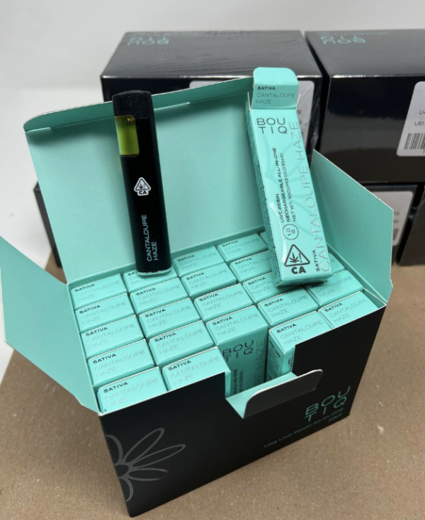 Boutiq Live Resin Rechargeable Disposable 1g Boutiq