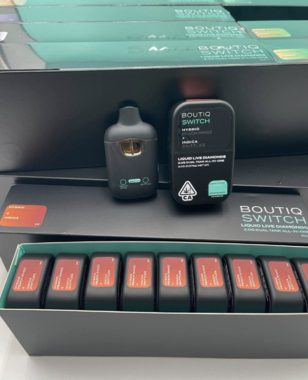 Boutiq Switch Liquid Live Diamonds 2g Disposable Carts Boutiq