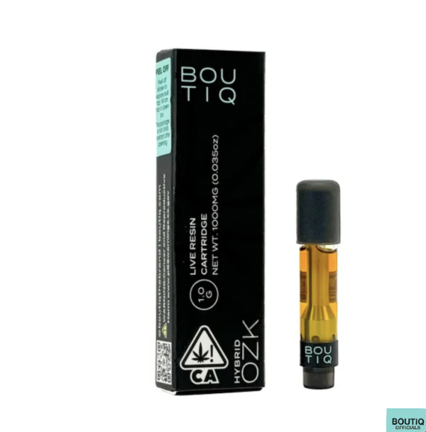Buy Boutiq Carts OZK, Live Resin Cartridge 1-Gram (hybrid) Boutiq
