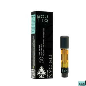 Boutiq Carts NYC SD, Live Resin Cartridge 1-Gram (sativa) Boutiq