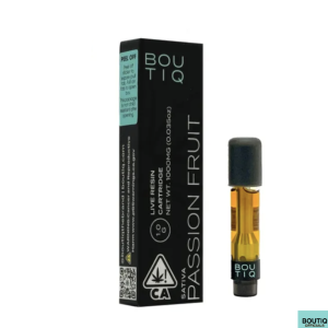 Boutiq Carts Passion Fruit, Live Resin Cartridge 1-Gram (sativa) Boutiq