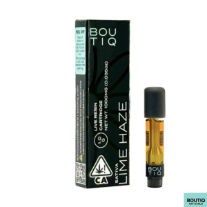 Boutiq Carts Lime Haze, Live Resin Cartridge 1-Gram (sativa) Boutiq