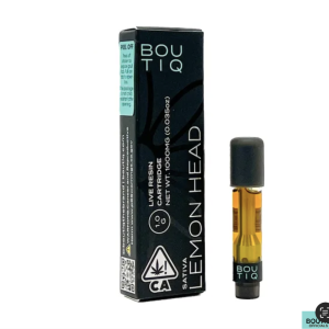 Boutiq Carts Lemon Head, Live Resin Cartridge 1-Gram (sativa) Boutiq