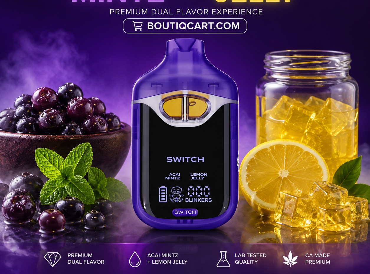 Boutiq Switch V4 flavour pairing shown on the device