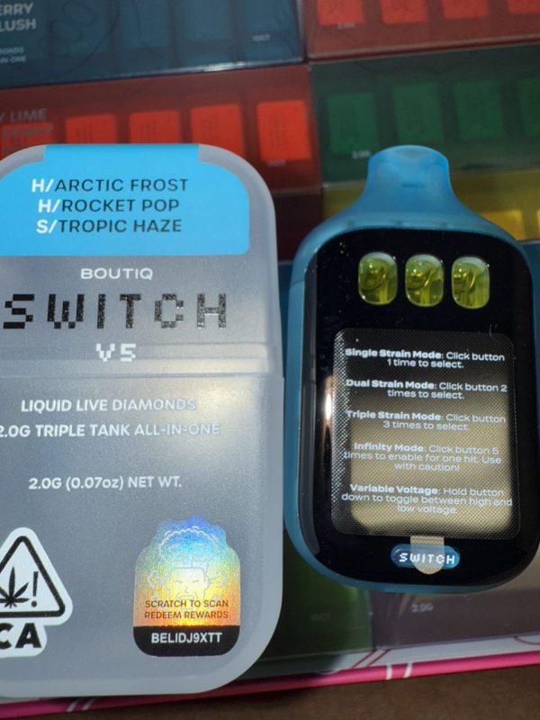 Boutiq Switch V5 (25 packs) Mix Variety Boutiq