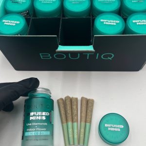 Boutiq Infused Minis Live Diamonds + Indoor Flower 5PK 0.5G, 2.5G Boutiq