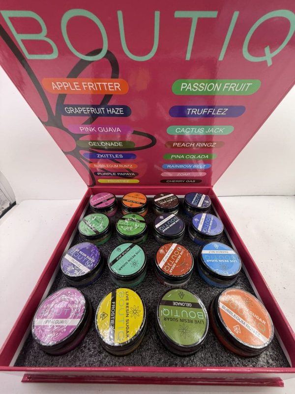 Boutiq Concentrate Wax Premium Live Resin Sugar Mixed Variety Boutiq